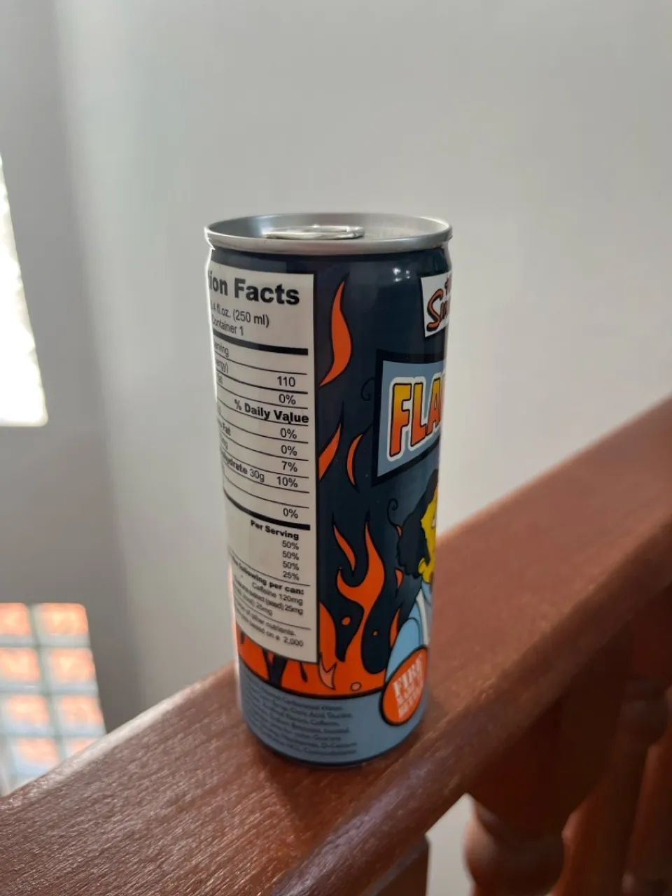 THE SIMPSONS LATA ENERGY DRINK FLAMING MOE - ORIGINAL - Foto 2