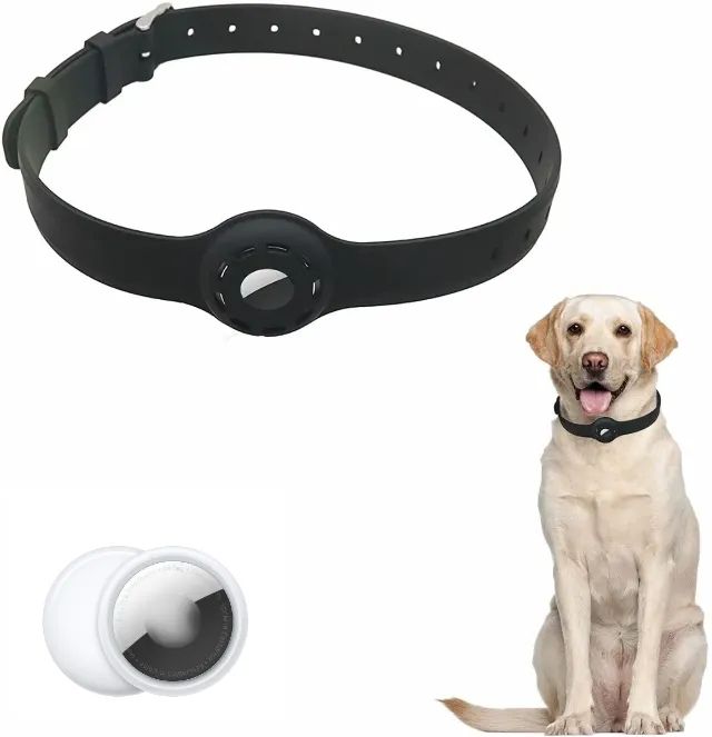 Coleira Pet De Silicone Para Apple Airtag