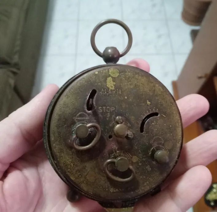 Relógio antigo Blessing Germany de Mesa Antigo. Não funciina. - Foto 3