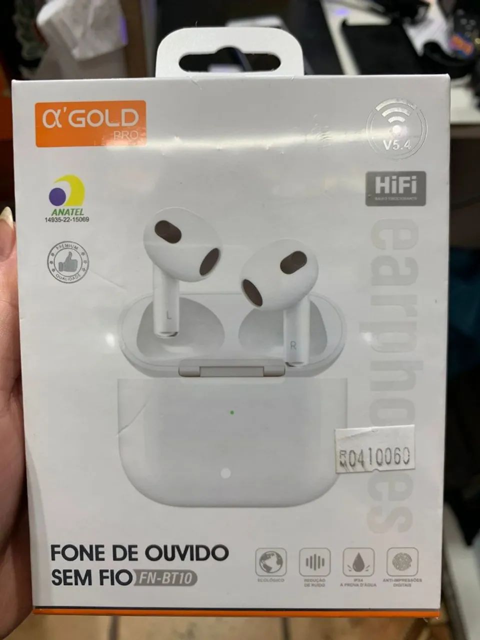 Fone de ouvido sem fio