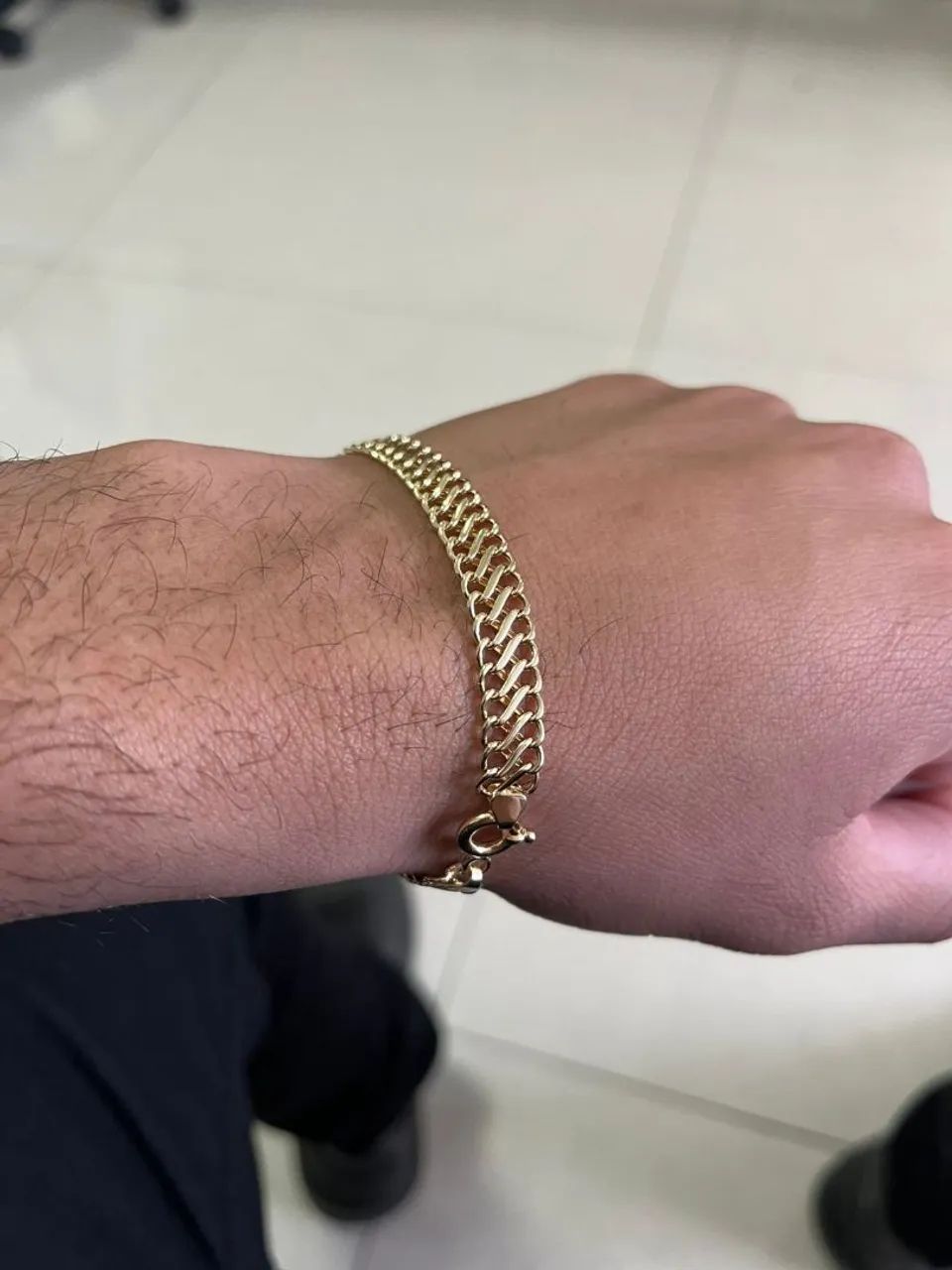 Pulseira Lacraia Ouro 18k  - Foto 3