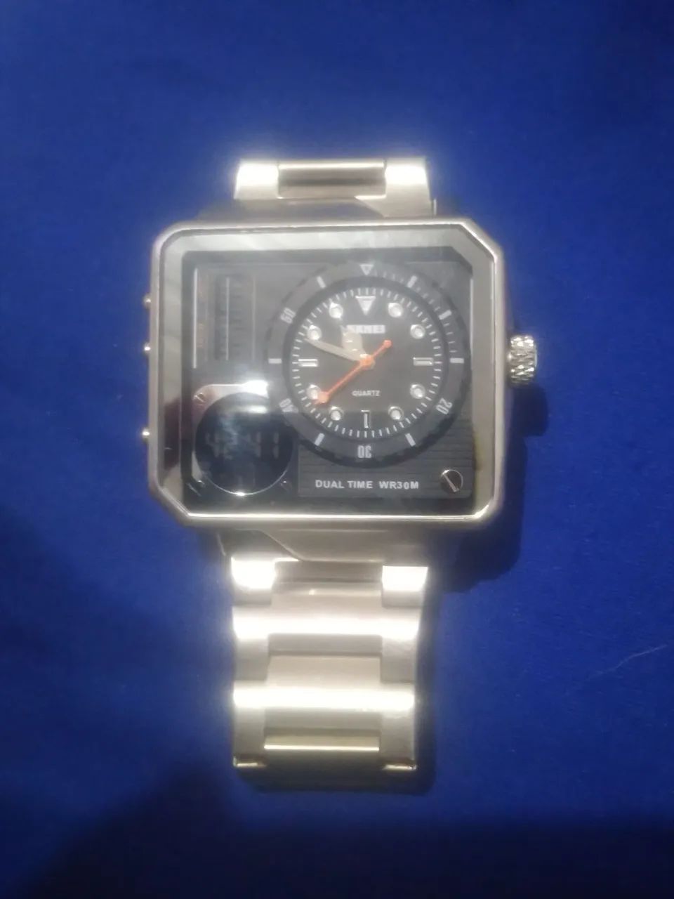 Relógio Masculino Dual Time WR30M