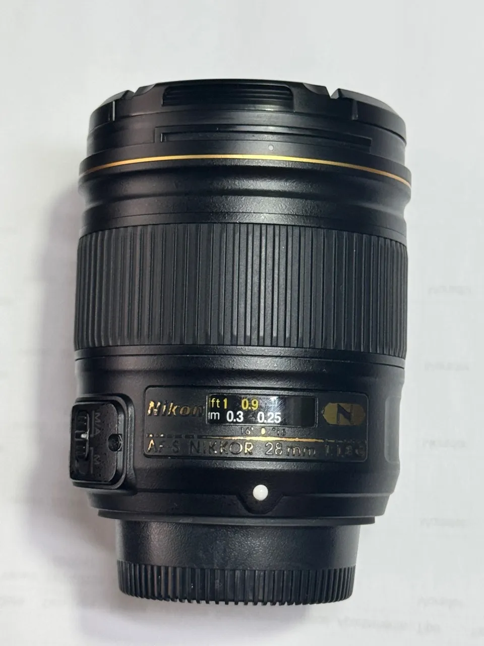 Lente Nikon AF-S Nikkor 28mm f/1.8G