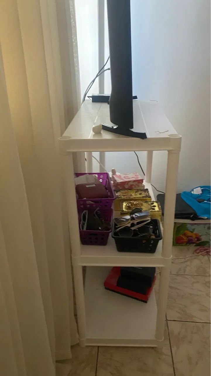Estante modular plástica branca - Foto 5