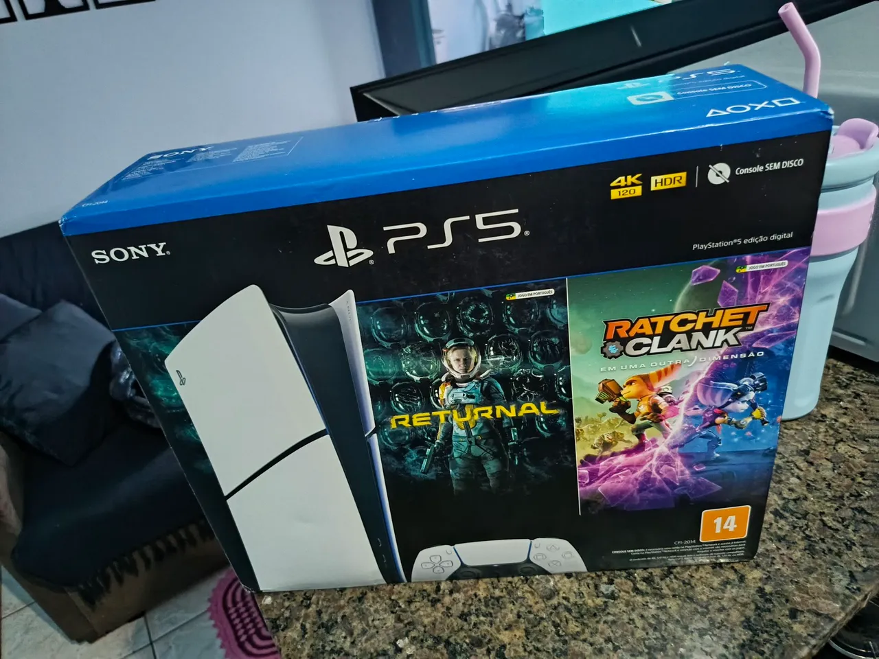 Novo lacrado!! PlayStation 5 Digital +2 jogos