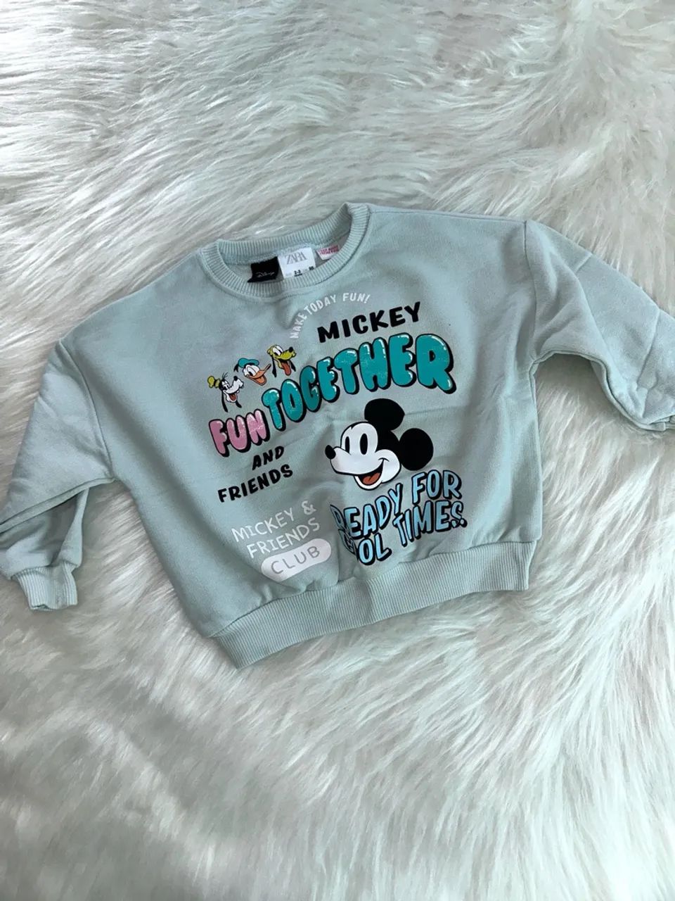 Blusão Mickey - Zara - Tamanho 3 anos