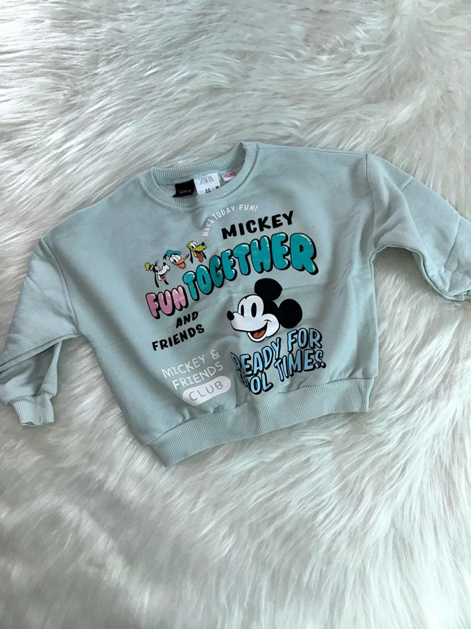 Blusão Mickey - Zara - Tamanho 3 anos