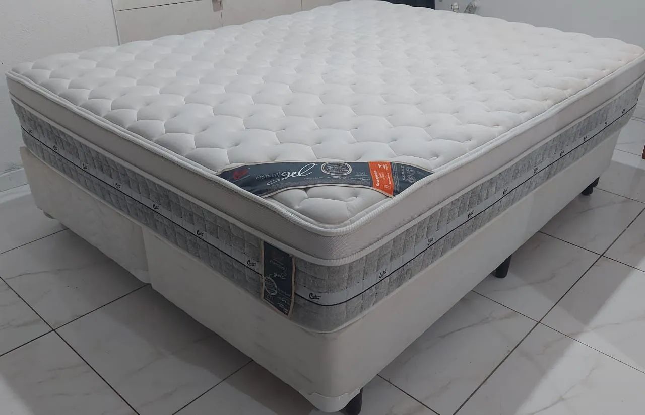 Cama Queen Size, Castor - ENTREGA GRÁTIS