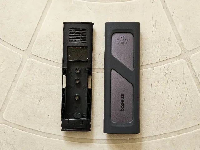 Case Baseus SSD M.2 NVMe 10Gbps + Cabo USB-C 40Gbps - Foto 3