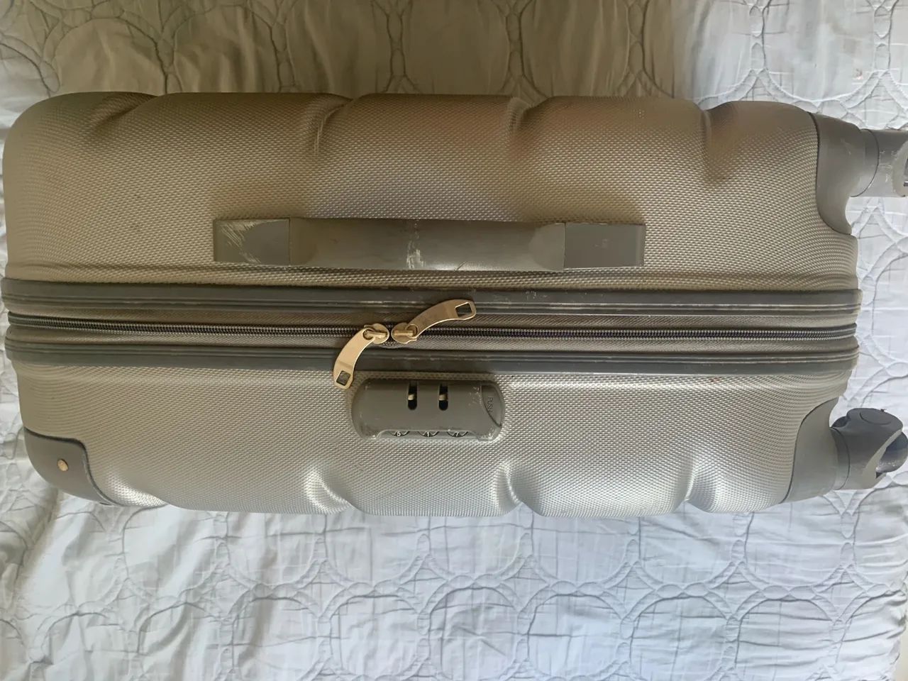 Mala de Viagem Grande - Cinza - Ótimo estado!
