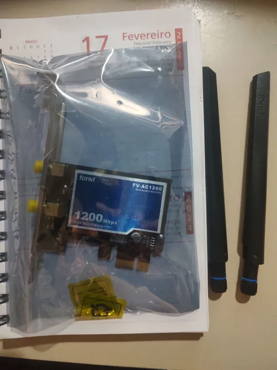Placa de Rede Wireless PCI-E 1200Mbps - Fenvi FV-AC1200