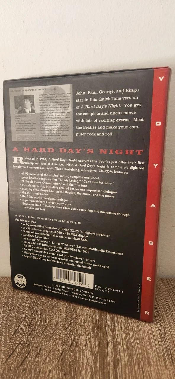 The Beatles - RELIQUIA A Hard Day's Night - CD room - Foto 4