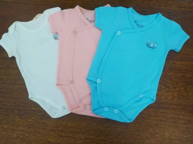 Kit Bodys Para Bebê Da Mimar