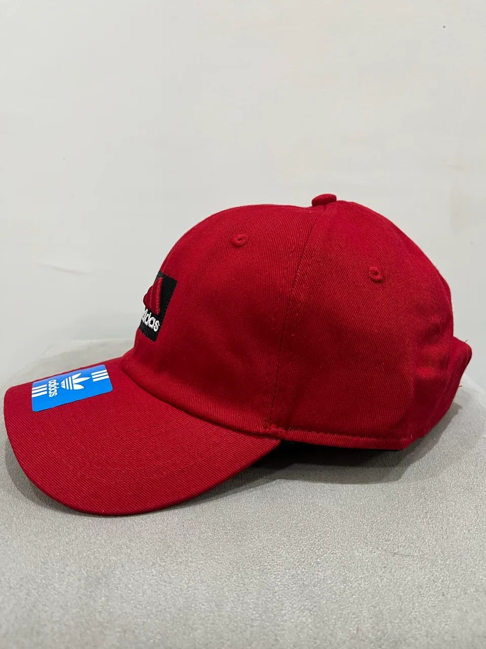 Boné Adidas 100% Algodão Vermelho  - Foto 3