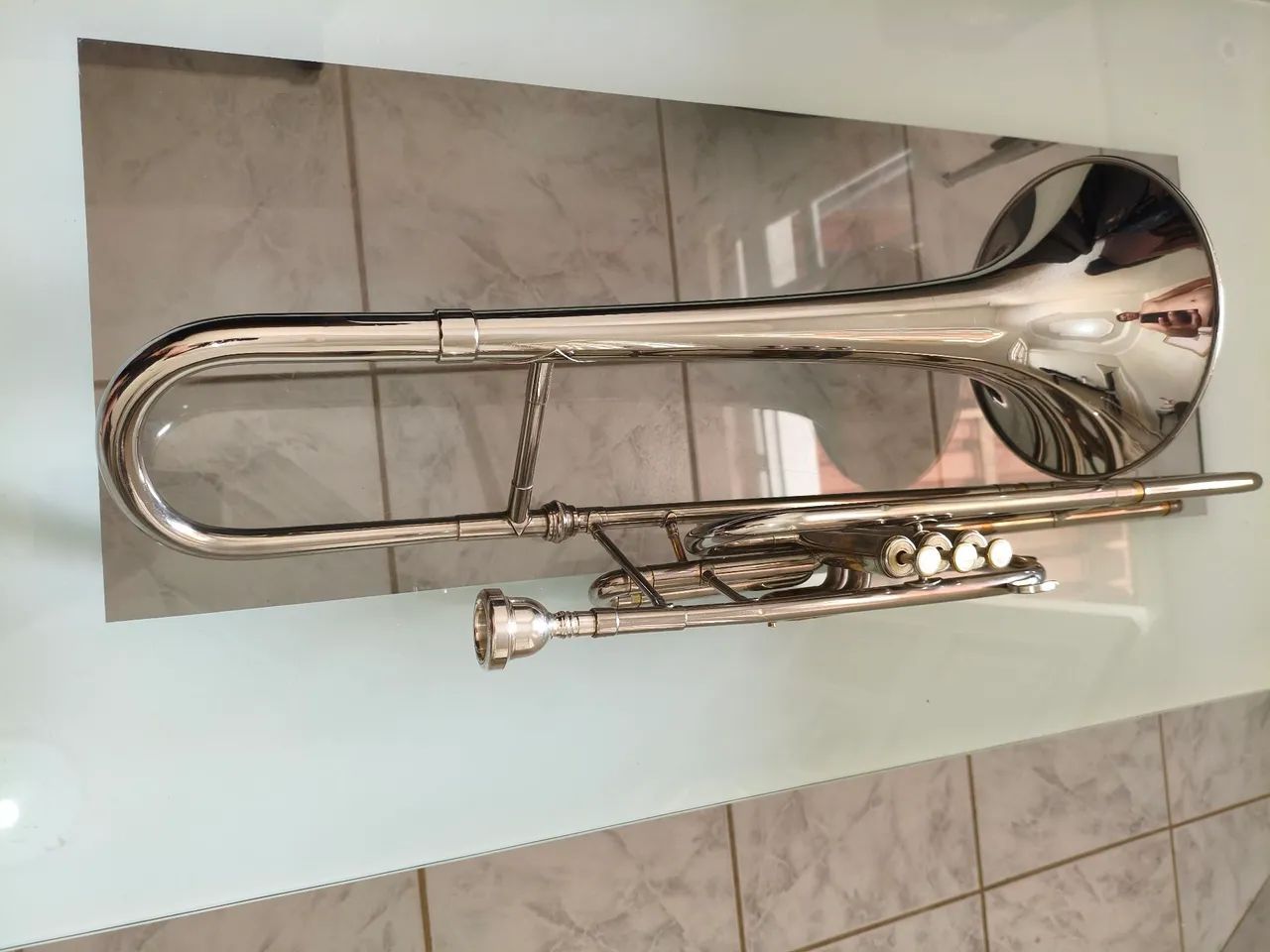 TROMBONE WERIL F610 DO MAIOR. BLACK 15% OFF - Foto 4