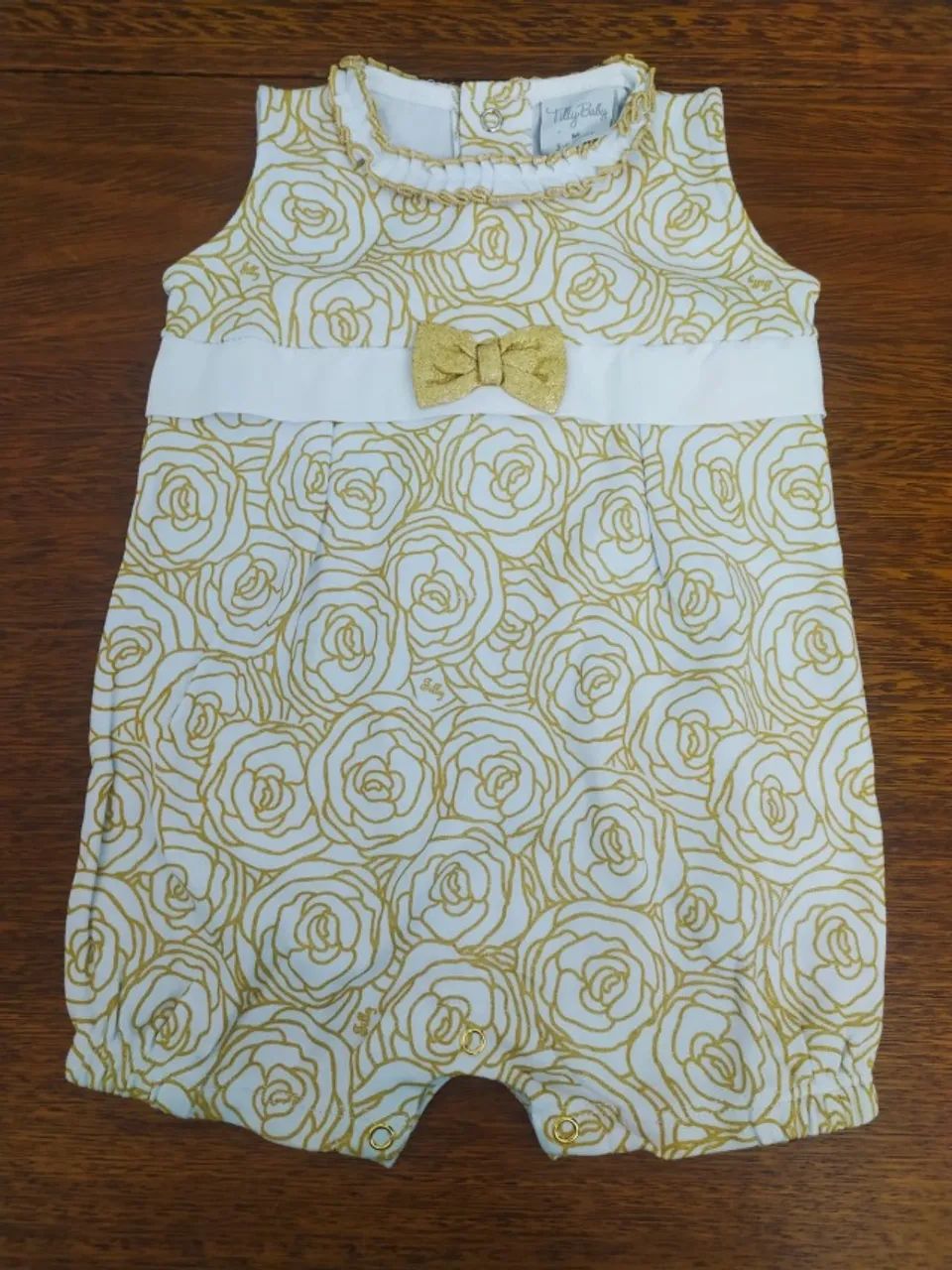 Macacão Para Bebês Dourado