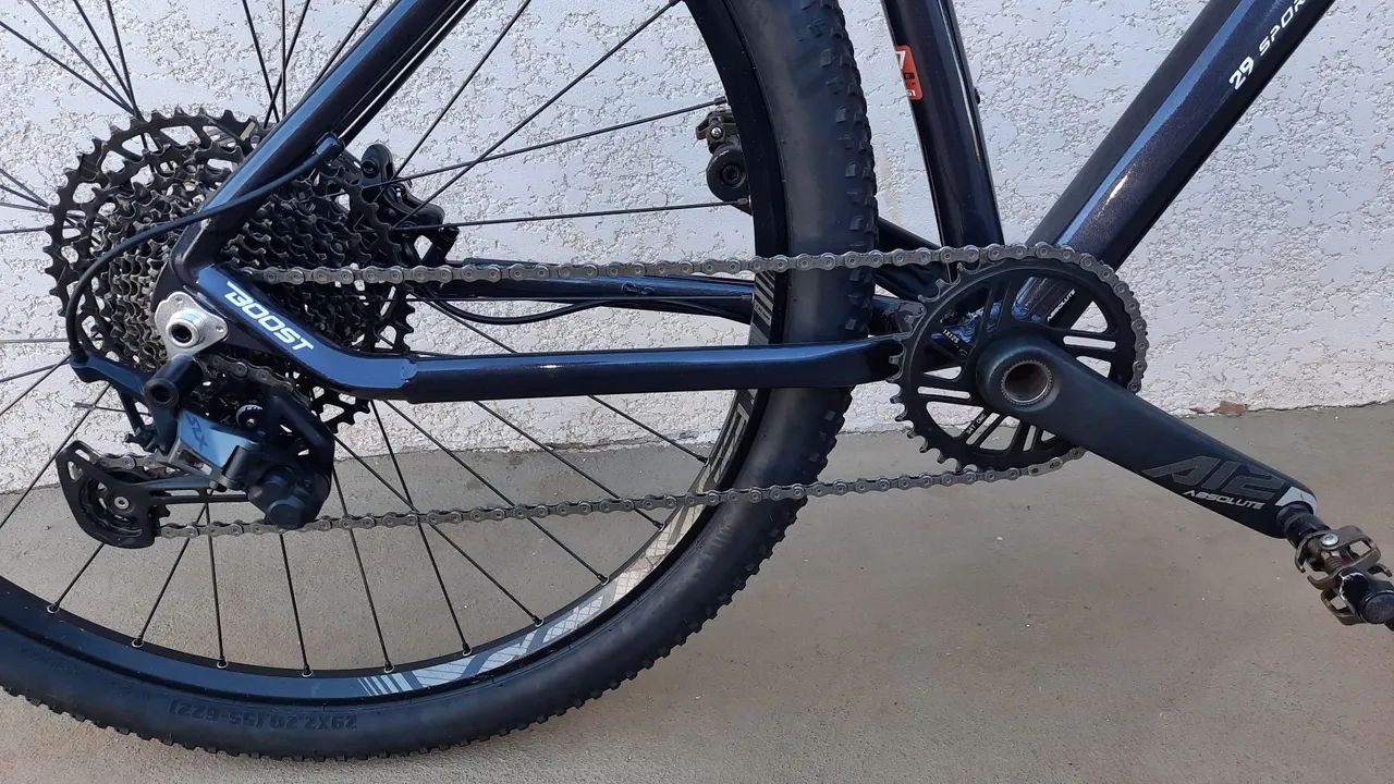 Bike aro 29 peças novas, boost Dvorak, Kit shimano SLX 12v, freio GT, top top - Foto 5