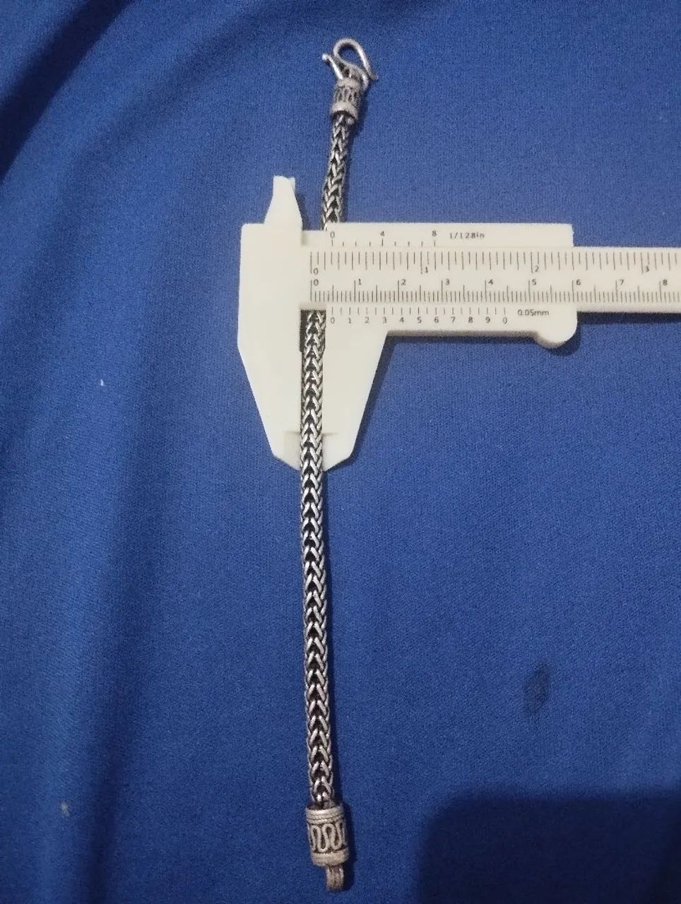 Pulseira Bali Prata trançada - Foto 4