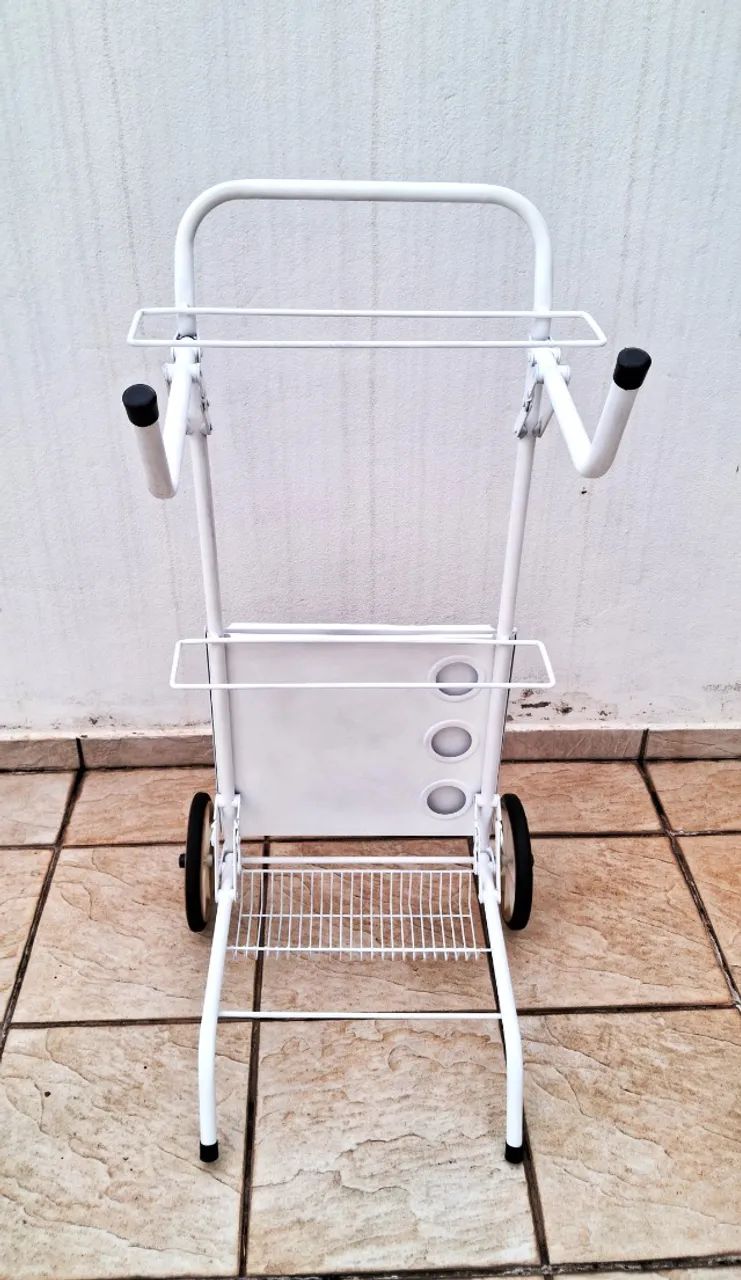 Carrinho Mesa Dobrável de Praia - Foto 2