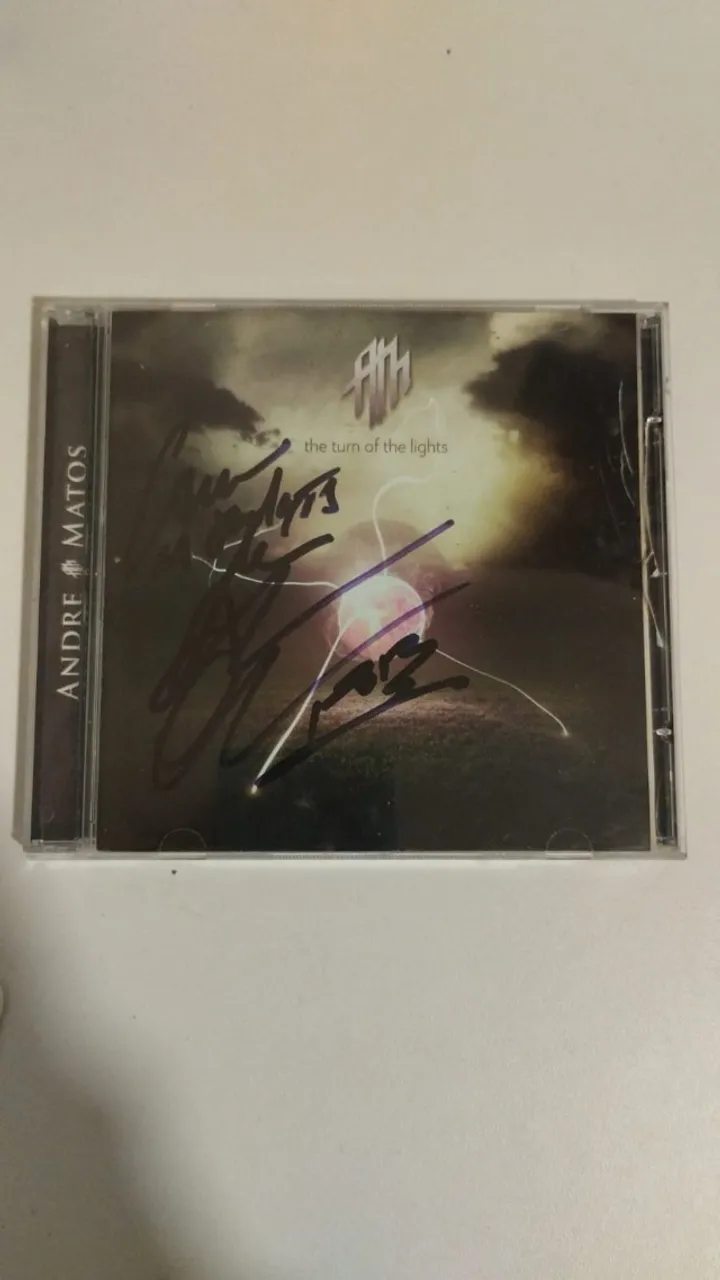 CD autografado The Turn of the lights - André Matos