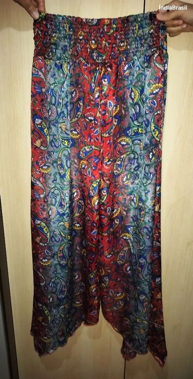 Calça Indiana Pantalona estampada - Foto 2