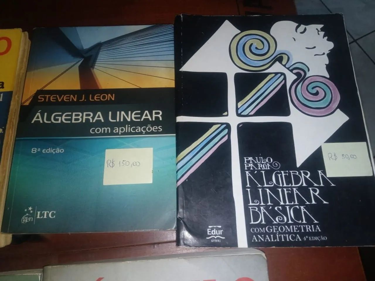 Livros de Álgebra Linear - Ótimo estado