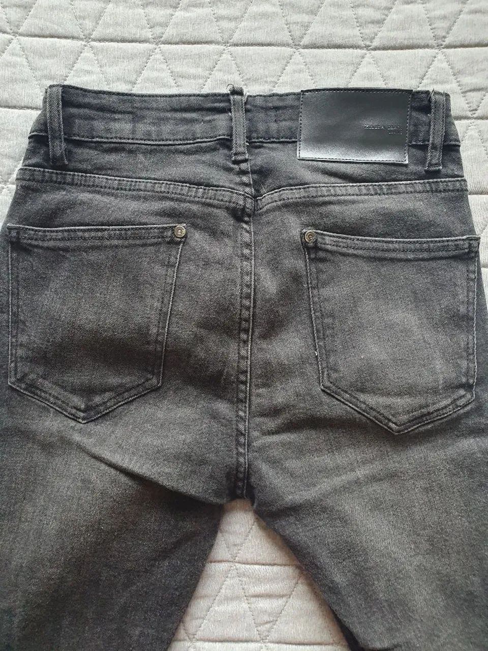 Calça ZARA Jeans Preta - Foto 5