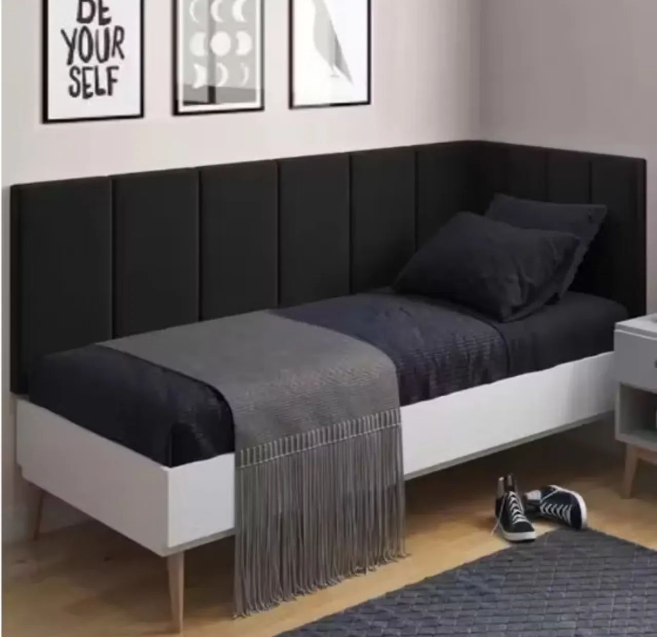 Cabeceira estofada (solteiro)