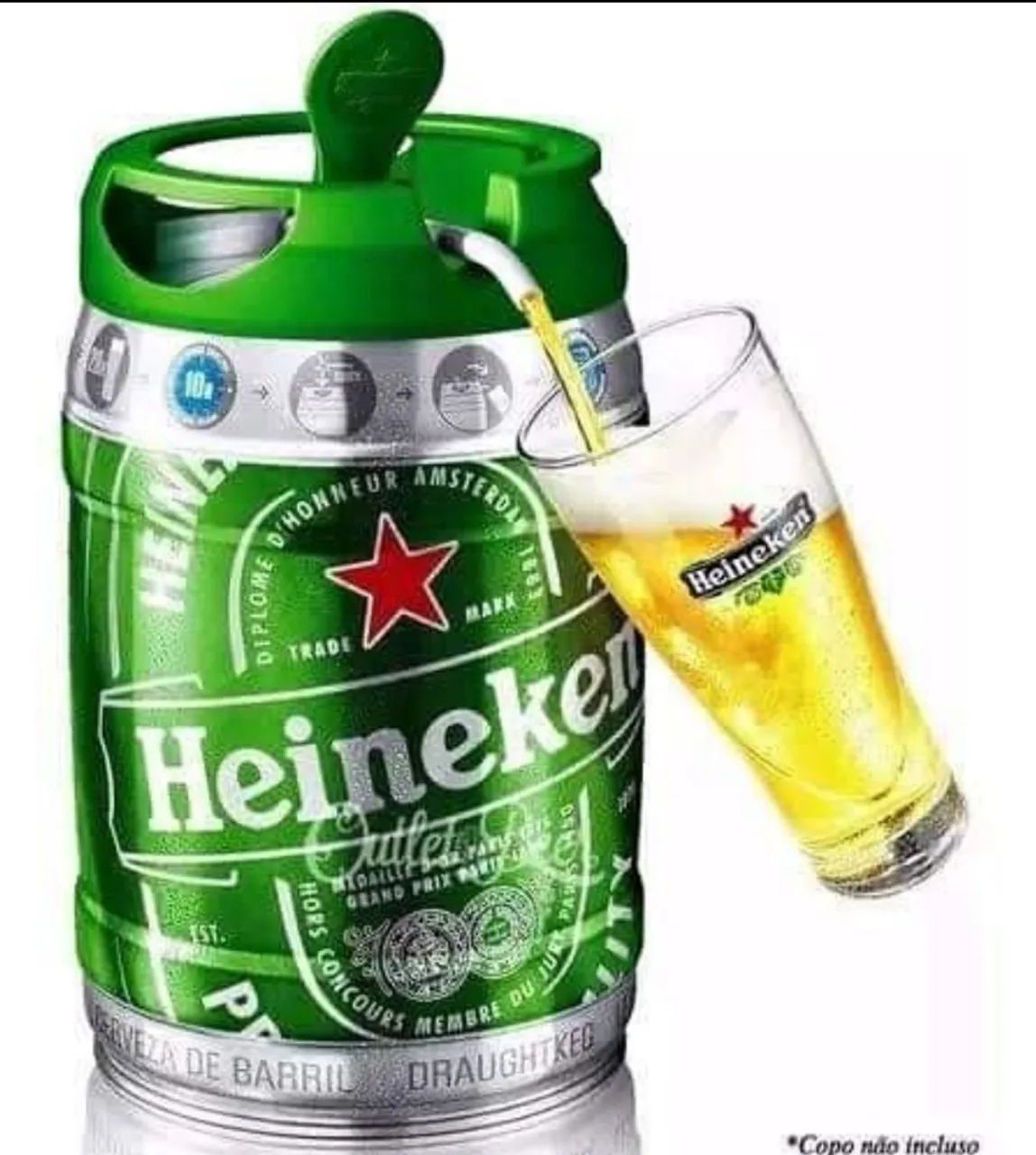 Barril de Chopp Heineken 5 Litros  - Foto 2
