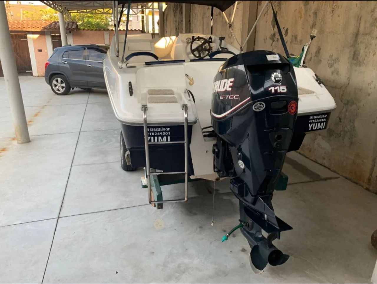 Lancha com motor Evinrude - Ótimo estado! - Foto 5