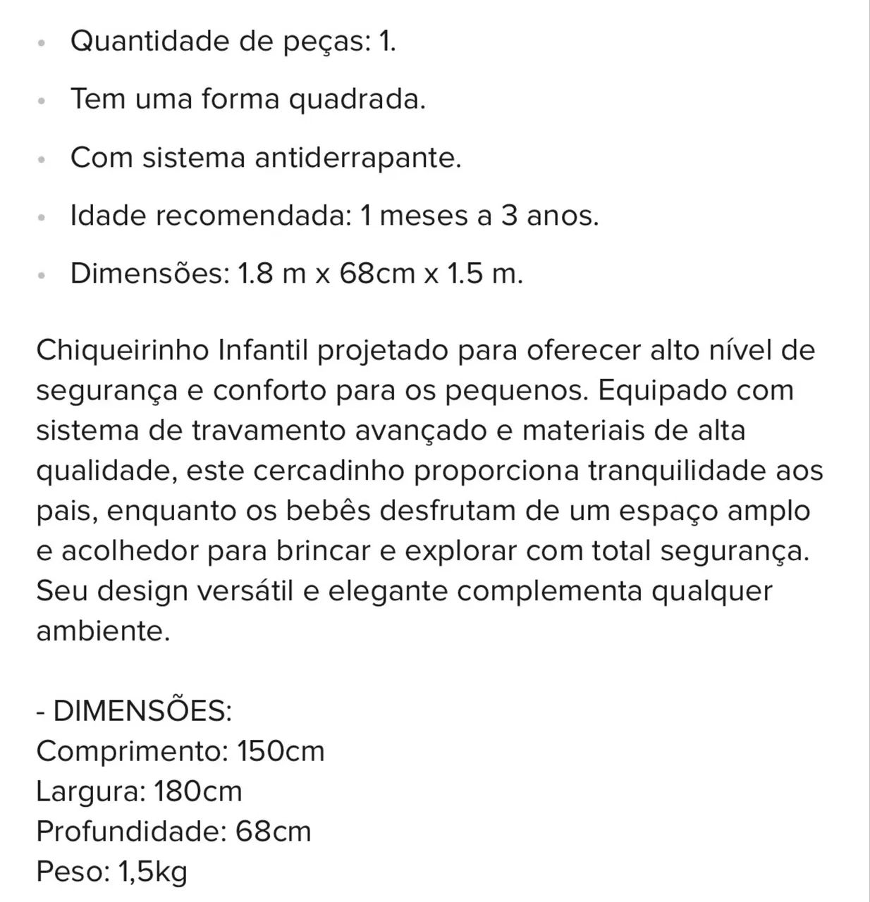 Cercado para bebê  - Foto 4