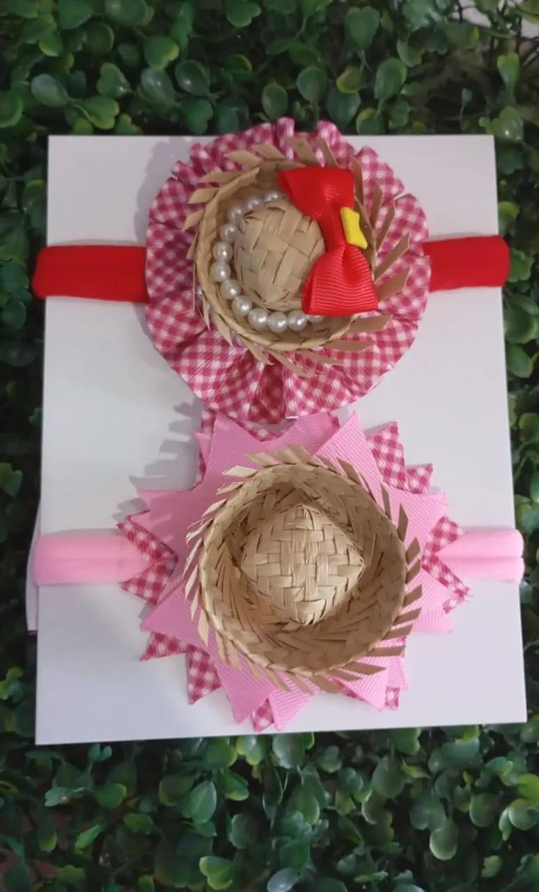 Faixas de cabelo para bebê - Festa Junina - Foto 2