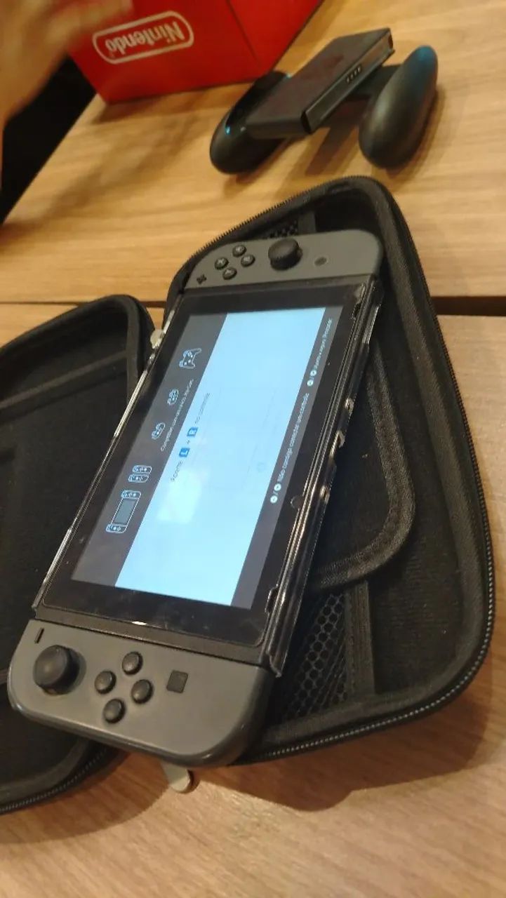 Nintendo Switch seminovo V1 na caixa com todos os acessórios troco em oled dou volta  - Foto 5