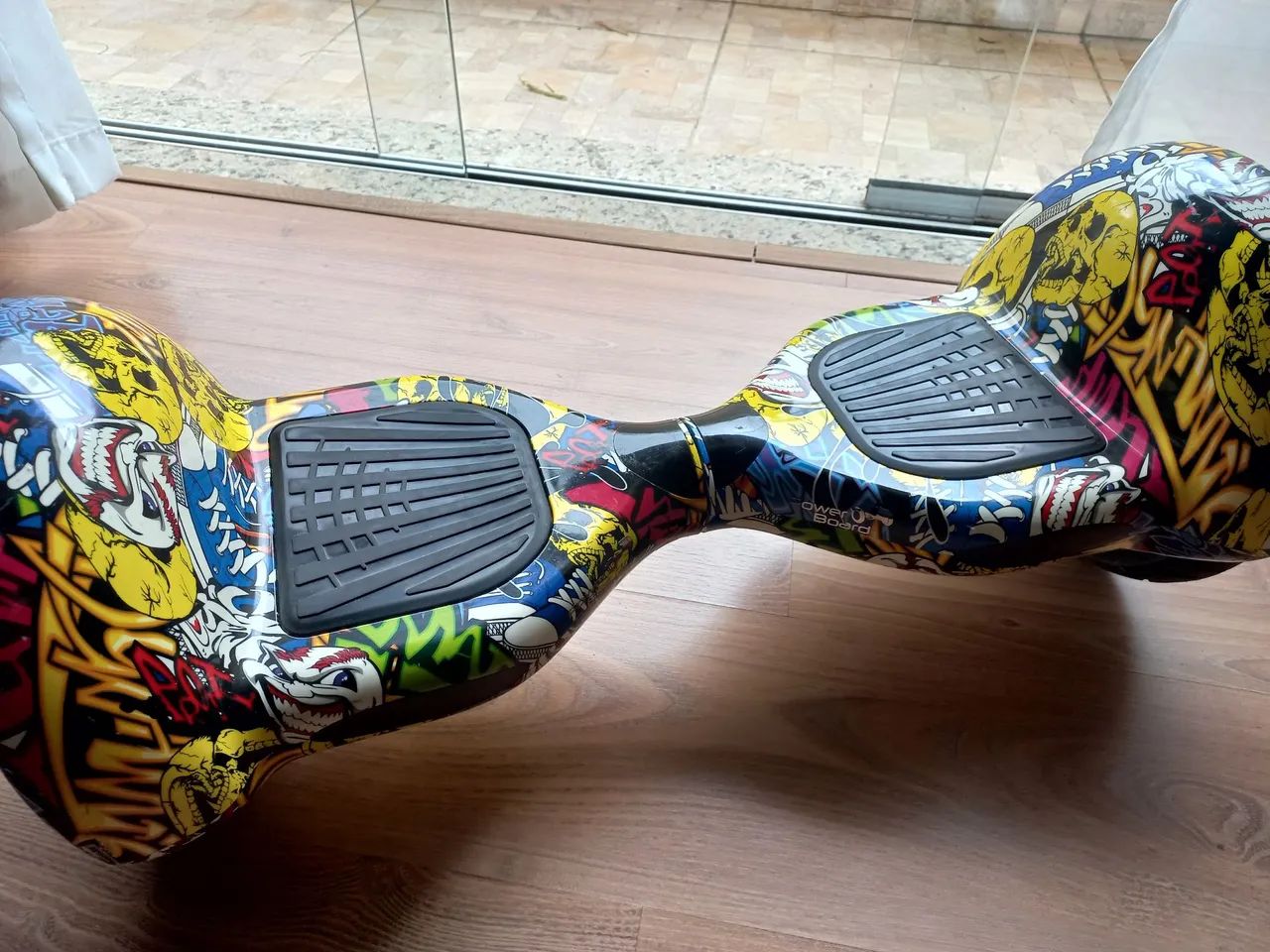 Skate Elétrico Hoverboard 10 polegadas Bluetooth colorido hip hop - Foto 2