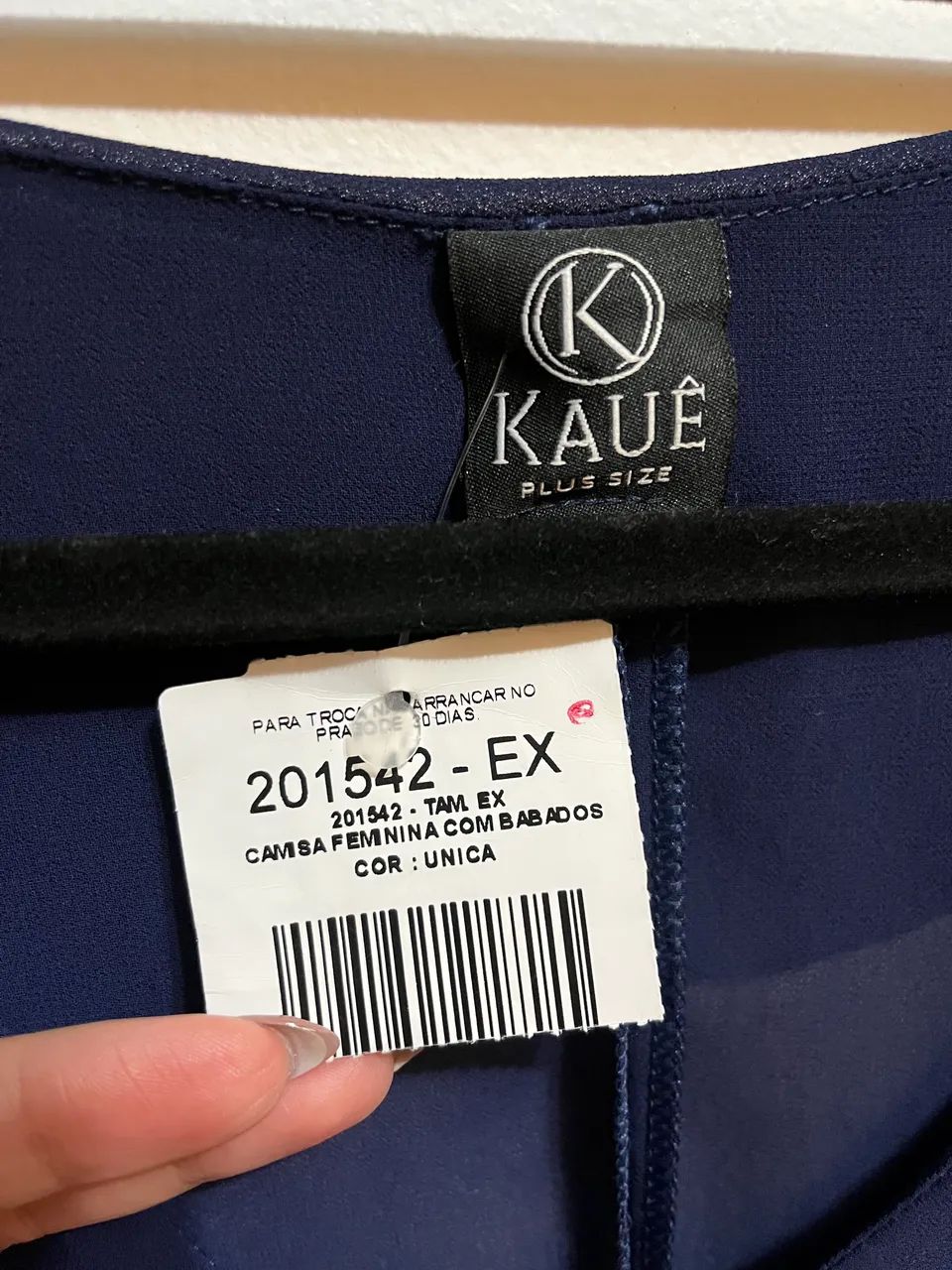 Camisa Feminina Kauê - Plus Size - Foto 3