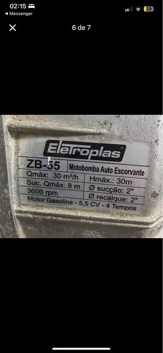 Bomba d'água para irrigação - Foto 2