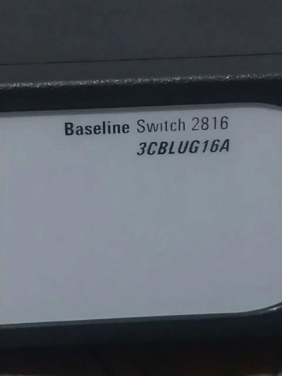 Switch 16 portas - Gigabit - 3COM Baseline 2816 - Preto / Cinza 3CBLUG16A - Foto 5
