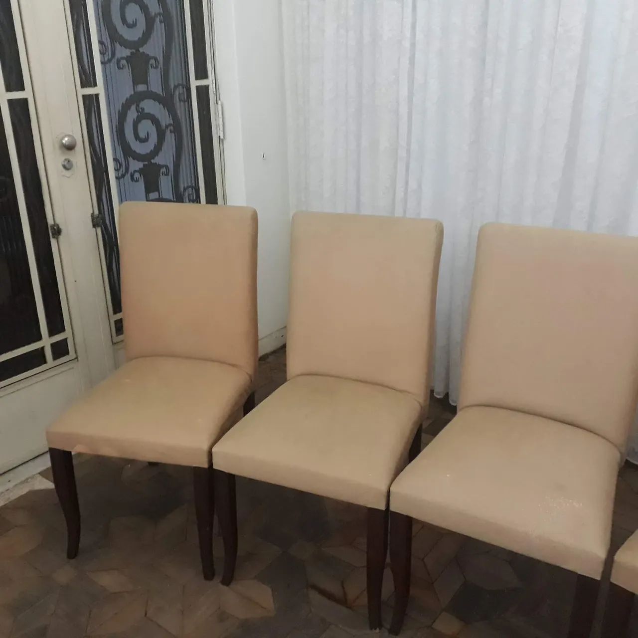 Conjunto de 4 Cadeiras de Jantar Elegantes - Foto 3