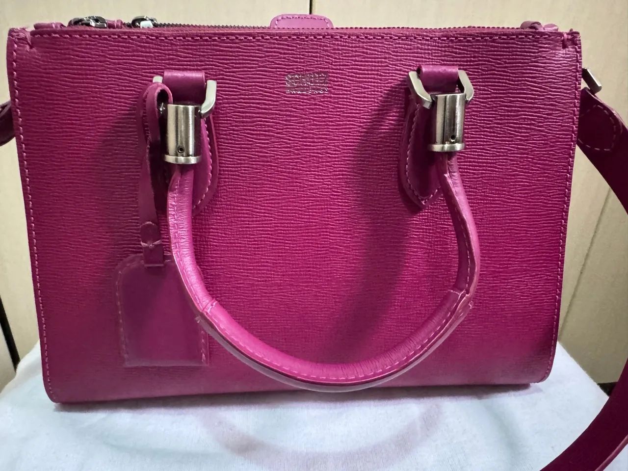 BOLSA TOTE GRANDE NEW LORENA COURO AMENDOA   - Foto 5