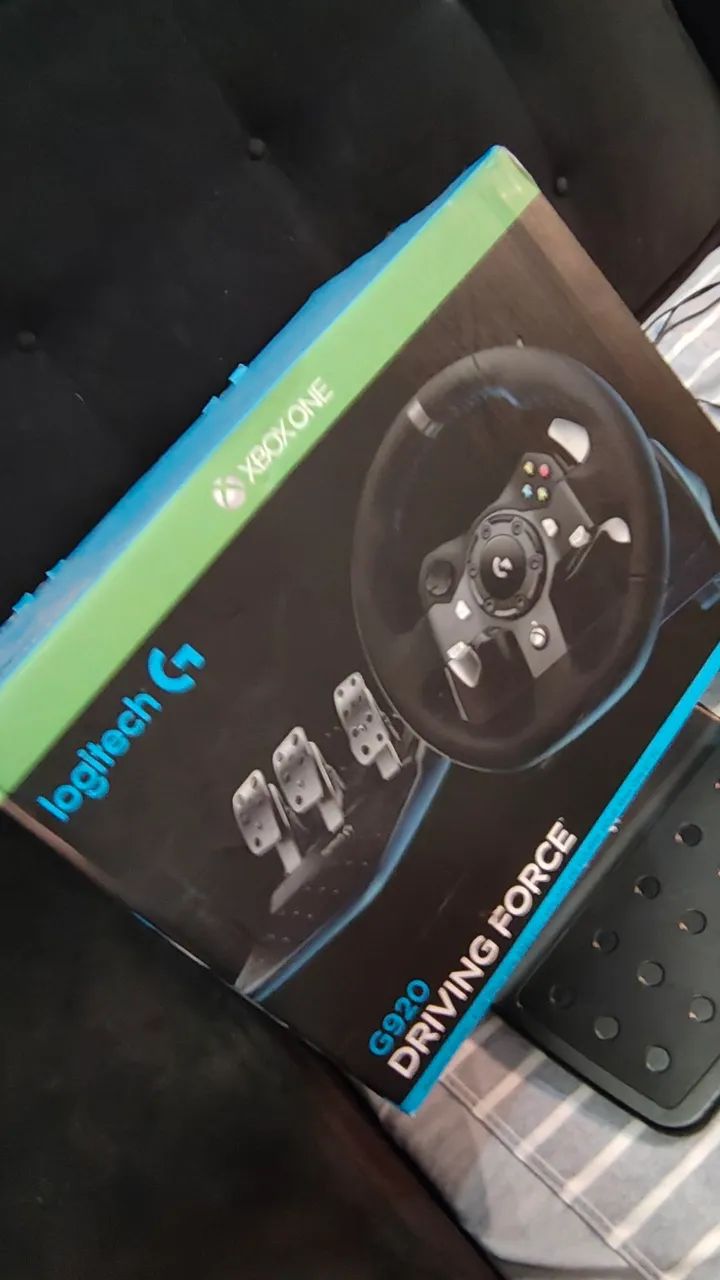 Volante Logitech G920 Driving Force usado - Foto 4