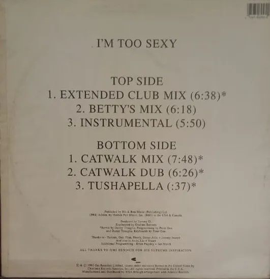 R S F - I´M TOO SEXY - Foto 3