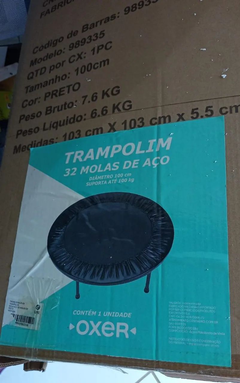 Mini Cama Elástica Oxer para Exercícios - Foto 3