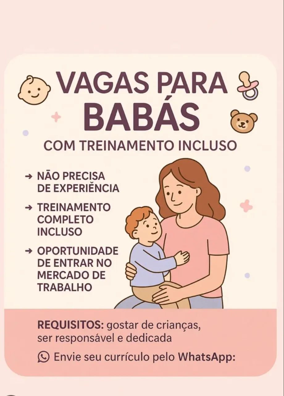 Vaga para babá