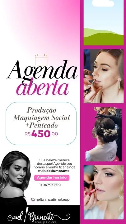 Maquiagem e Penteado Profissional 