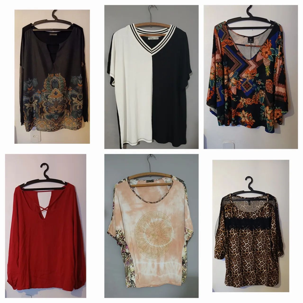 Lote com 35 peças plus size moda feminina  - Foto 4