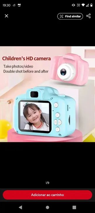 Camera fotográfica Green + cartão de Memória 64gb