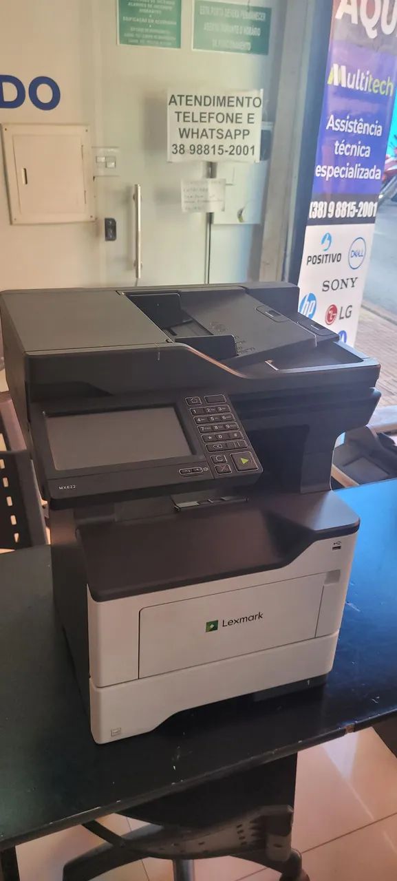 Impressora multifuncional lexmark mx622