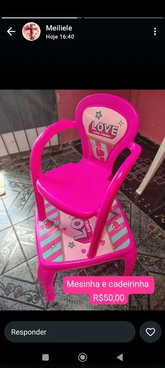 Mesinha e Cadeirinha LOL Surprise