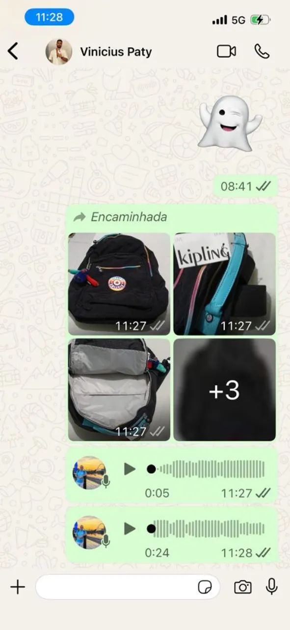 Mochila original kipling.gls trouxe dê Miami 