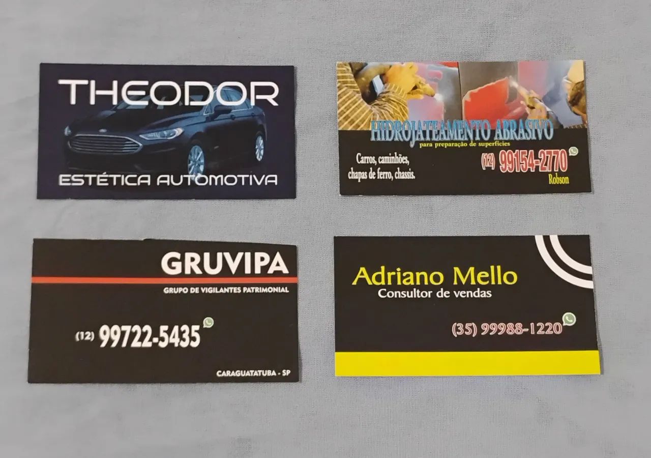 1000 cartões de visita - Foto 4